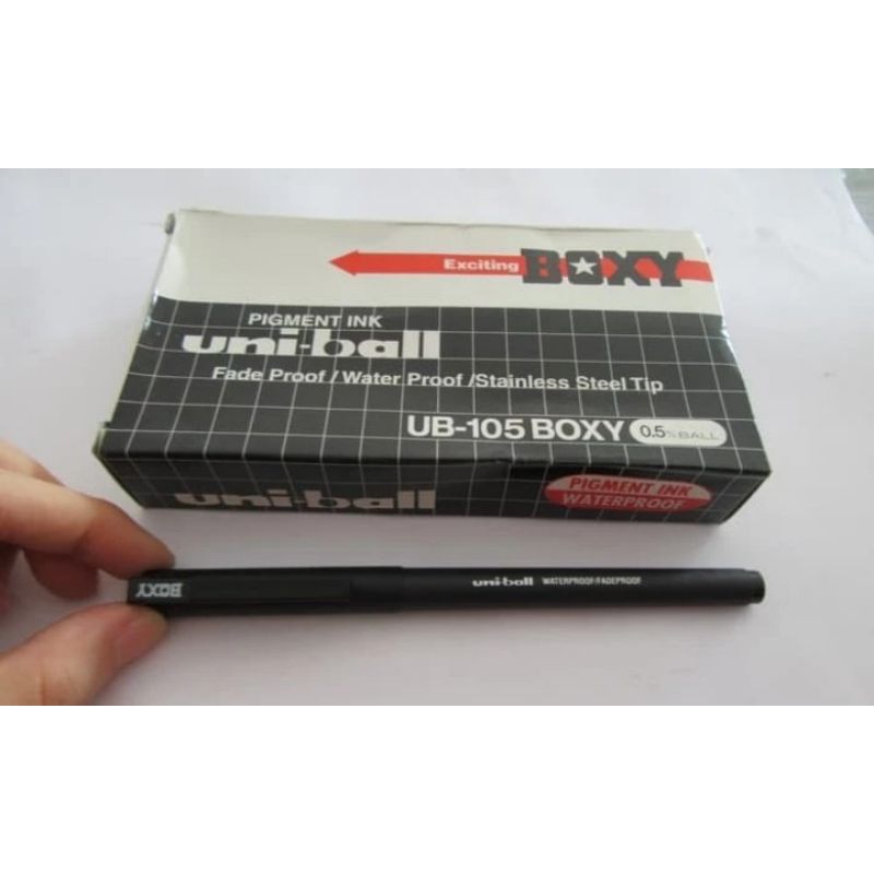 

pulpen unibel boxy 0,5mm 1 pack