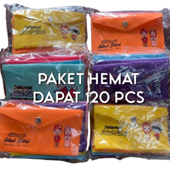 

[DAPAT 120PCS] DOMPET AMPLOP LEBARAN/DOMPET LEBARAN KANCING (Sedang)
