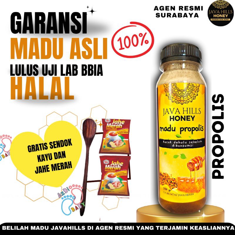 

MADU Propolis JAVA hills honey mumtaz java herba ASLI 100% javahillshoney asamurat kolesterol darah tinggi cacar ginjal tbc benjolan isi 320gram Bisa cod