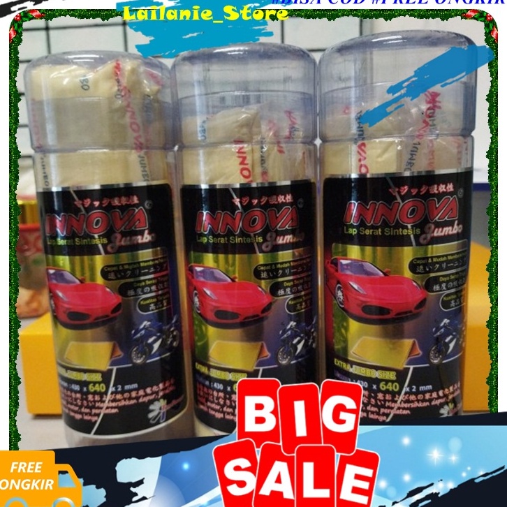 Tren Kekinian Kanebo Mobil Original 1 Jumbo Chamois Aion Canebo Innova 66x43 Tebal Kain Lap Mobil Le