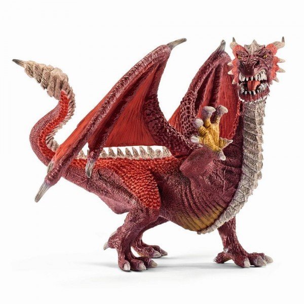 RARE Schleich Dragon Warrior Action Figure Mainan Naga Koleksi LANGKA
