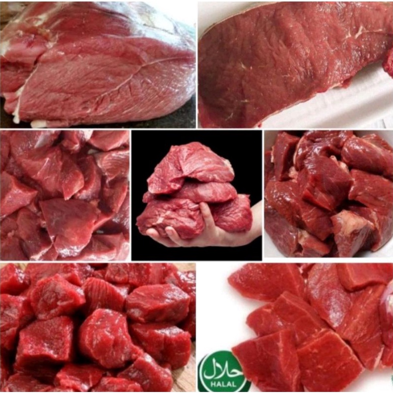 

1212 SALE Daging Sapi kemasan 1kg Daging Semur Rendang HALAL