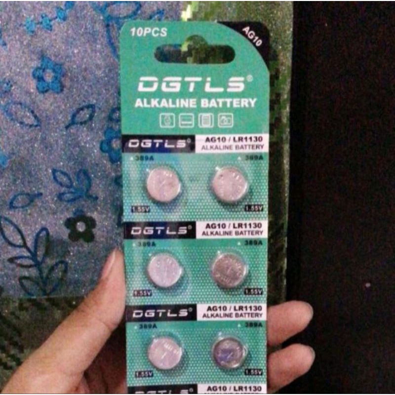 Batre Kancing Battery Jam Tangan Maxell AG10 LR1130 LR 1130 SR54 LR54 GP189 Tutup Pentil LED - ecer