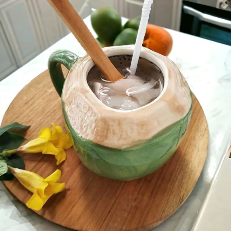 gelas cantik kelapa muda