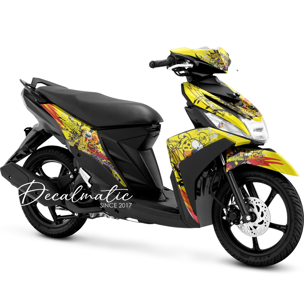 Stiker Mio M3 Full Body Decal Mio S Full Body Variasi Motor Full body Mio Z - Mio M3 125 - Marsupila
