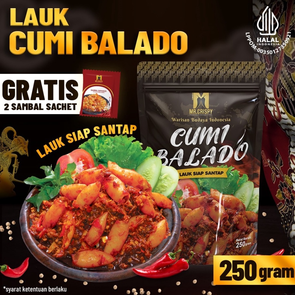 

GROSIR LAUK CUMI BALADO IKAN BILIS BALADO IKAN GABUS BALADO MR CRISPY