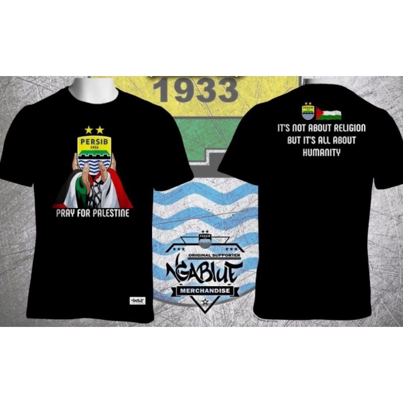 Kaos Persib Palestina / Kaos Palestina / Kaos Free Palestina