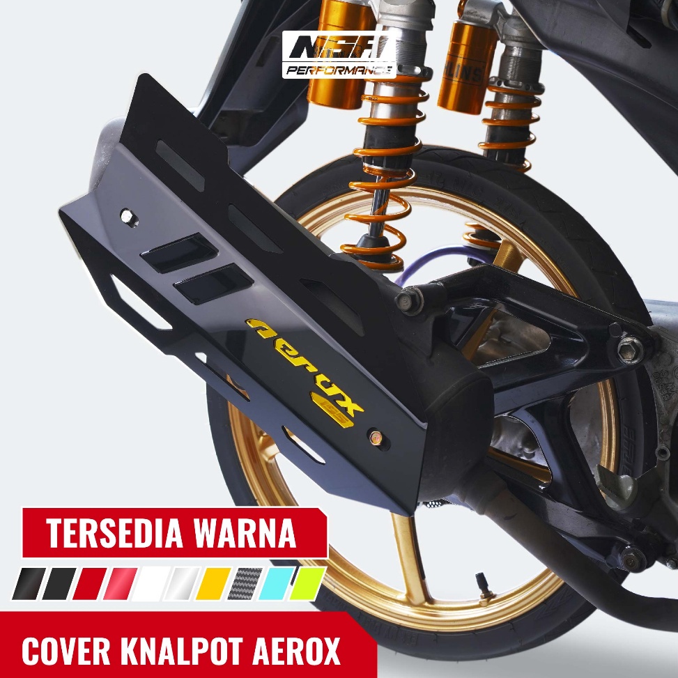 li COVER KNALPOT AEROX OLD DAN NEW TUTUP KNALPOT AEROX 155 TAMENG KNALPOT AEROX 155 OLD COVER KNALPO