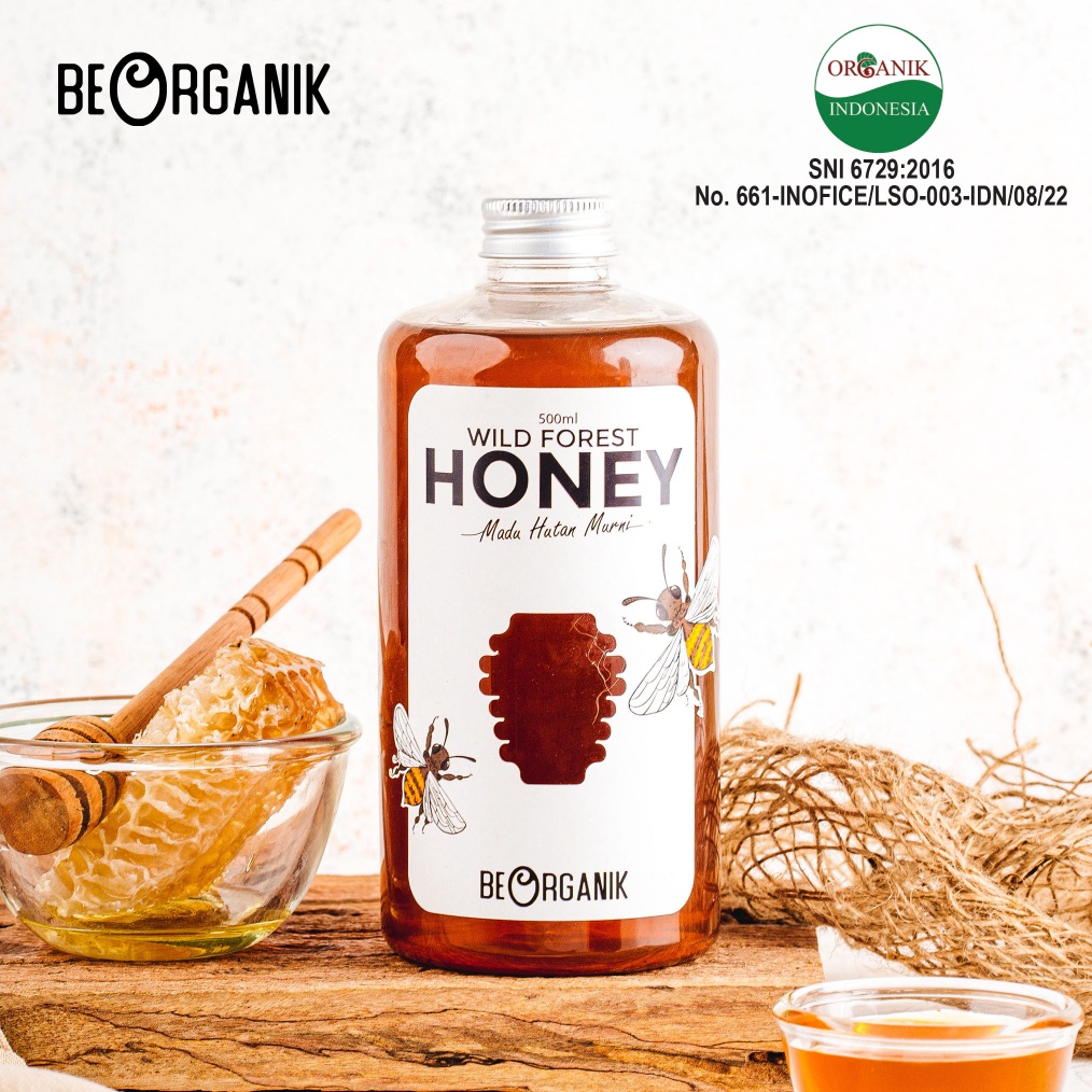 

1212 Madu Hutan Beorganik 5ml 73gr Natural Raw Forest Honey Asli 1 gas