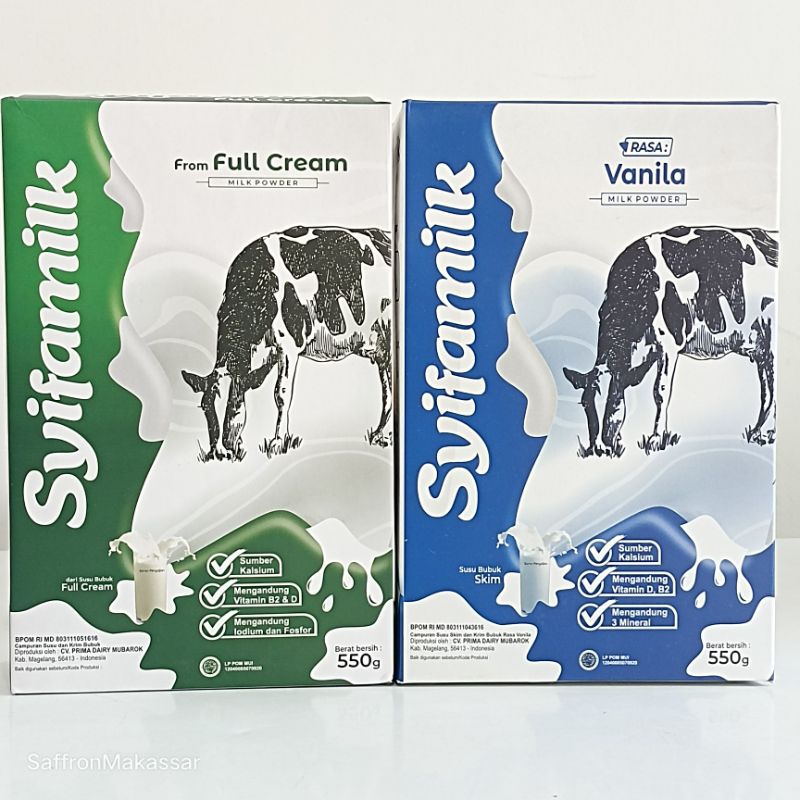 

SUSU SAPI BUBUK SYIFAMILK 550 GRAM