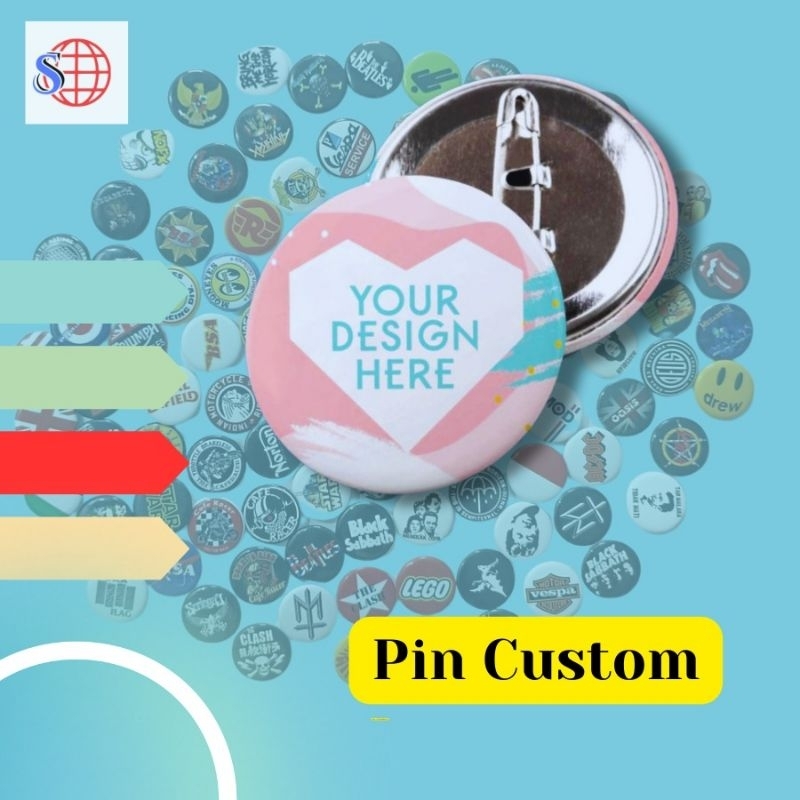 PIN CUSTOM/PIN PENITI CUSTOM/SOUVERNIR PIN PENITI SATUAN