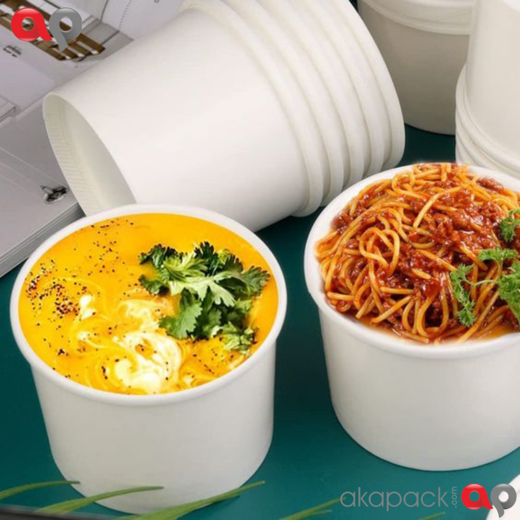 

Cup Soup / Paper Bowl 10 OZ + Tutup 50pcs (D=9, T=8cm)