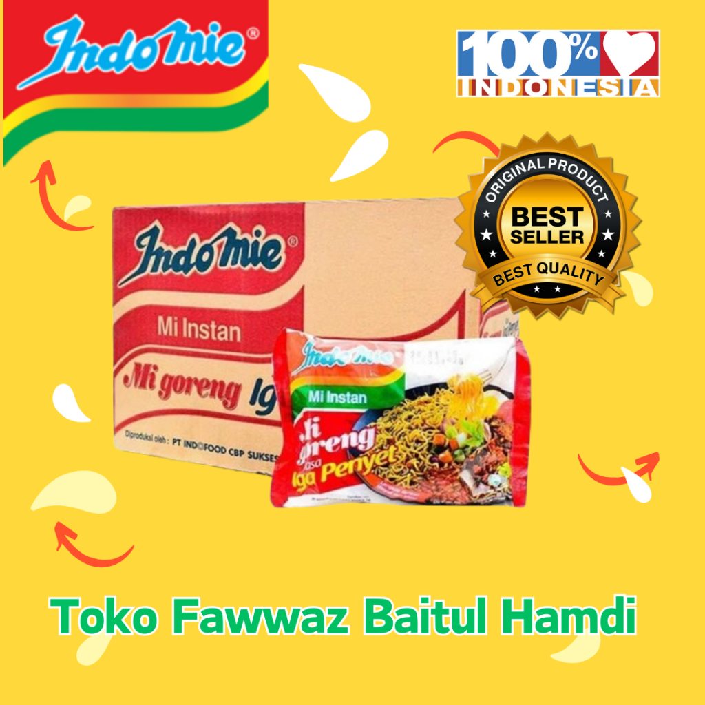 

INDOMIE GORENG RASA IGA PENYET 1 DUS ISI 40 PCS