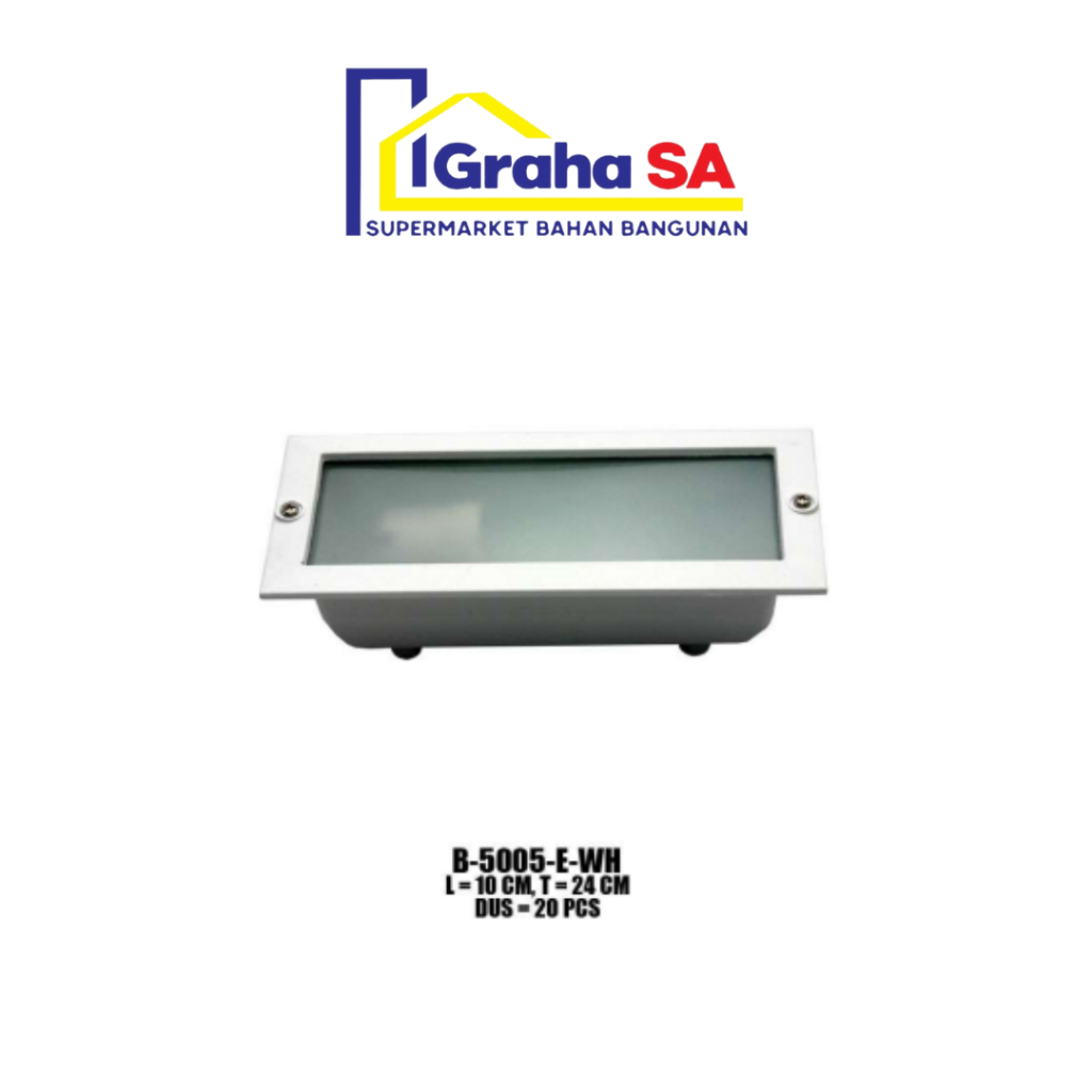 LUMINA LAMPU DINDING B 5005 B WH