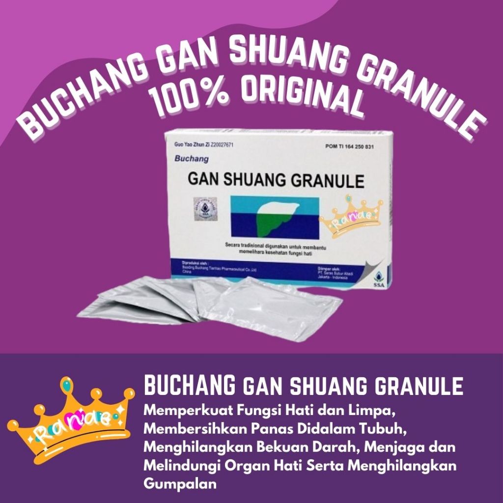 Buchang Gan shuang granule obat hepatitis