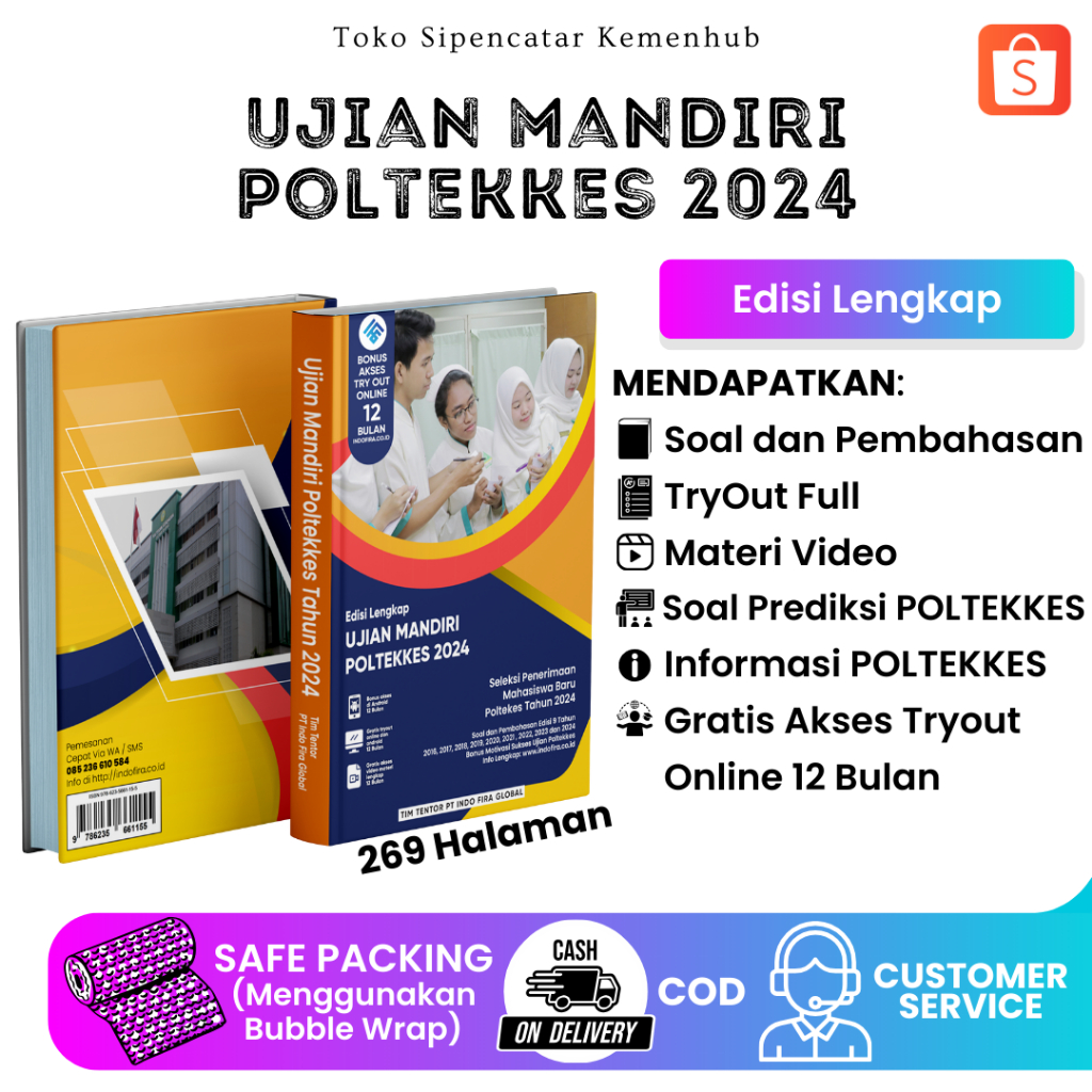 Buku Terbaru UJIAN MANDIRI POLTEKKES 2024 (Edisi Lengkap + Sesuai Dengan Ketentuan Kisi-kisi POLTEKK