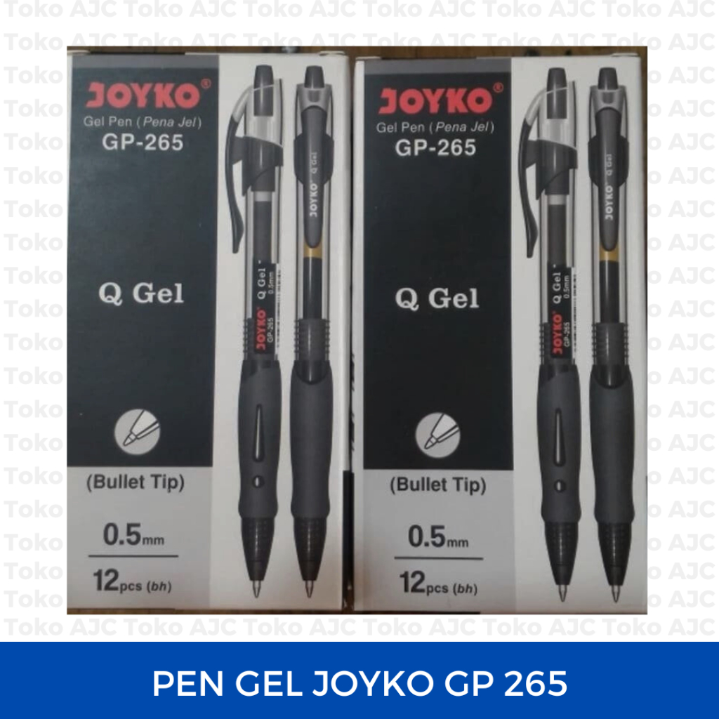 

PEN GEL JOYKO GP 265 BOLPEN CETEK GEL Q GEL [LUSIN]