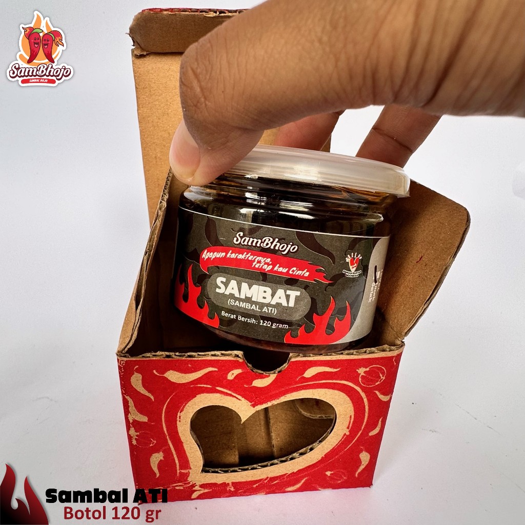 

SamBhojo - Sambal Ati (Bojo Sambat) Kemasan Botol 120gr