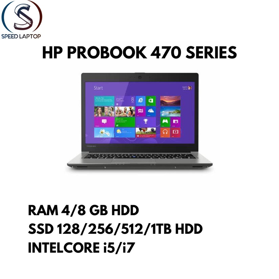 Laptop HP Probook 430/440/445/450/470 core i7 Gen6 Original Bergaransi