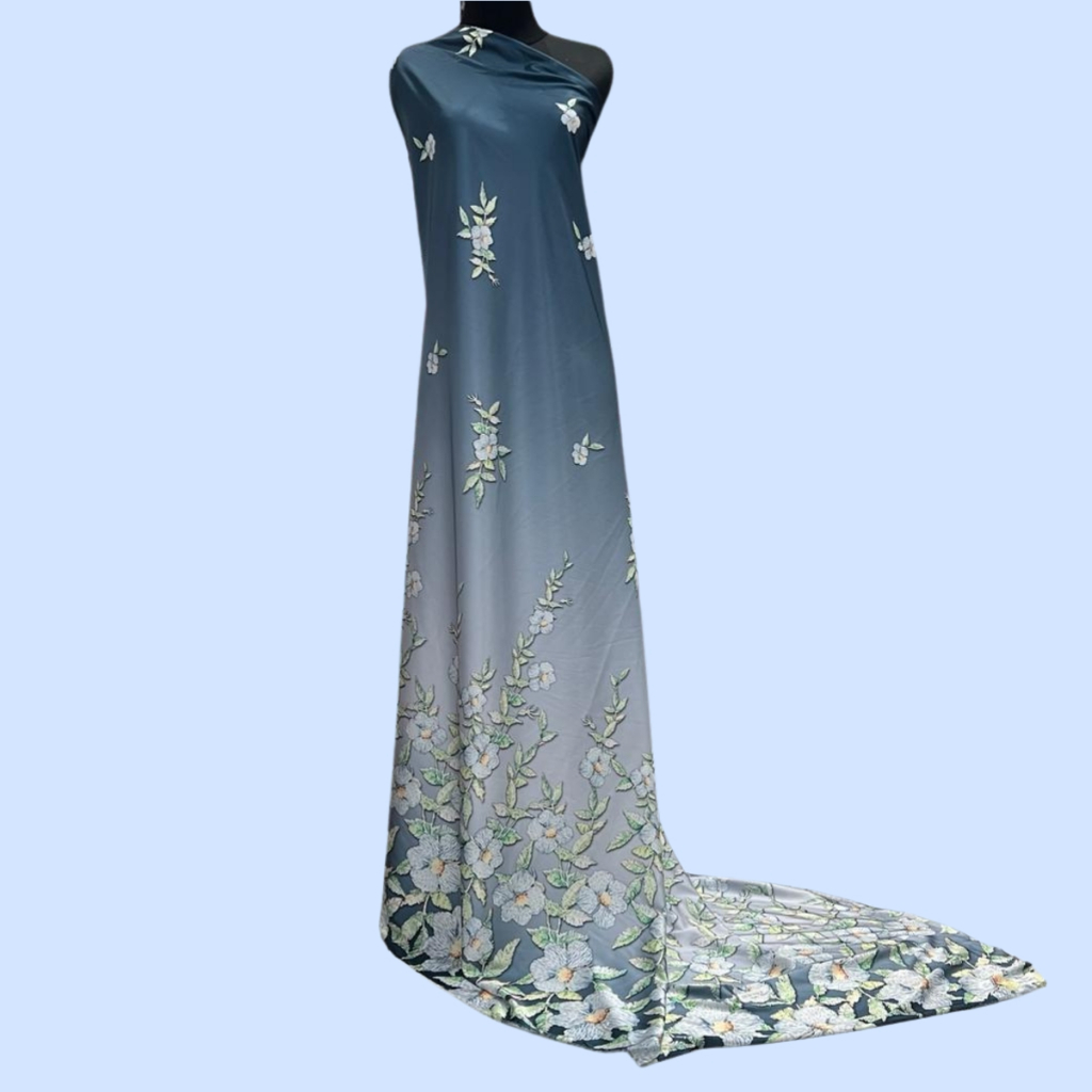 Kain Armany Gradasi silk Motif Meteran