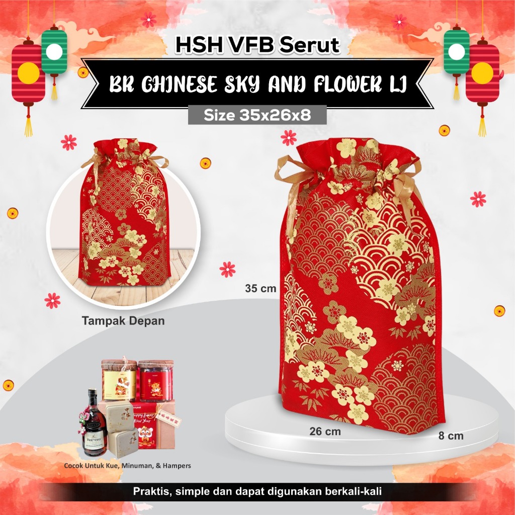 

Tas Hampers Imlek Goodie Bag Imlek Tas Bingkisan Imlek
