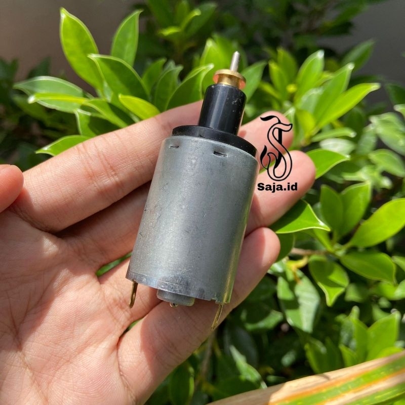 Dinamo DC Motor RS-380 3V-6V Eccentric Crankshaft Engkol Shaft AS poros Engkol