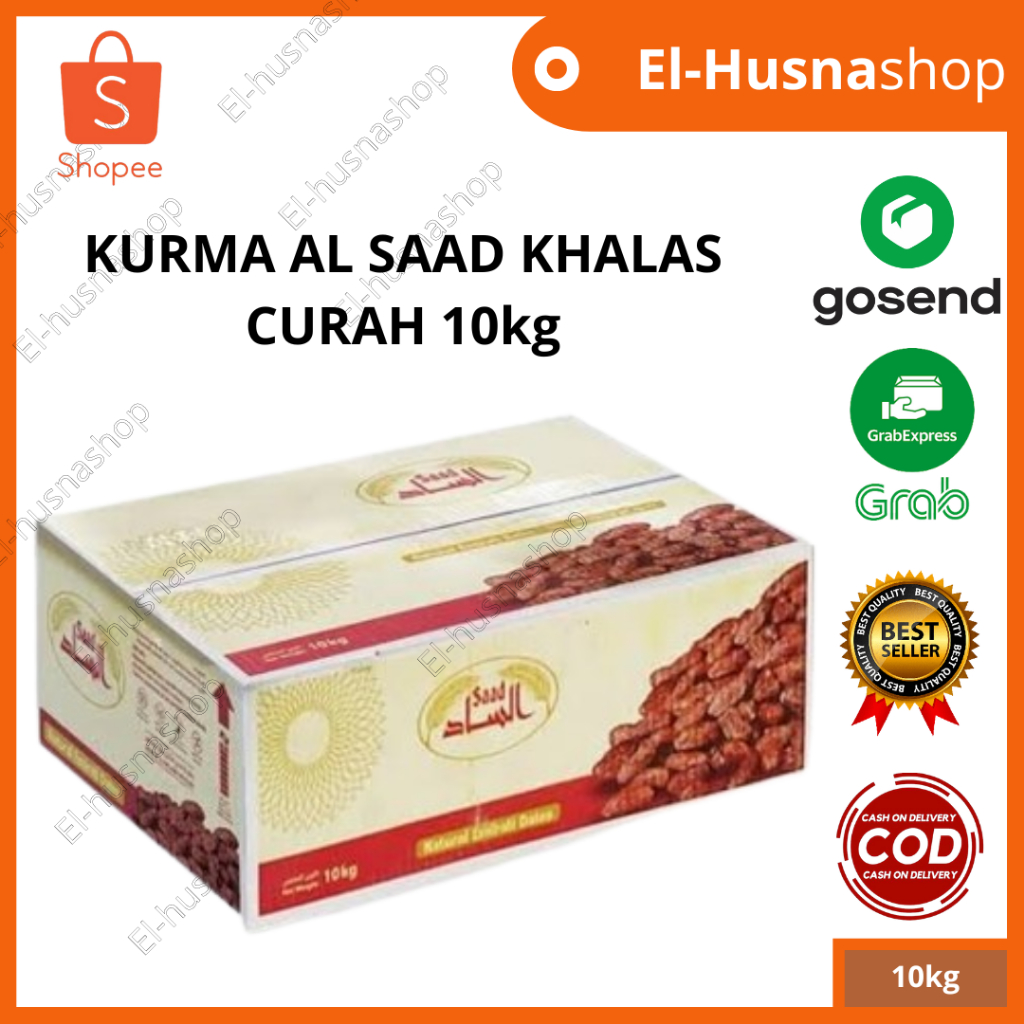 

Kurma Khalas Saad 10kg Khalas Al Saad Kurma Murah Khalas Premium Asli Original