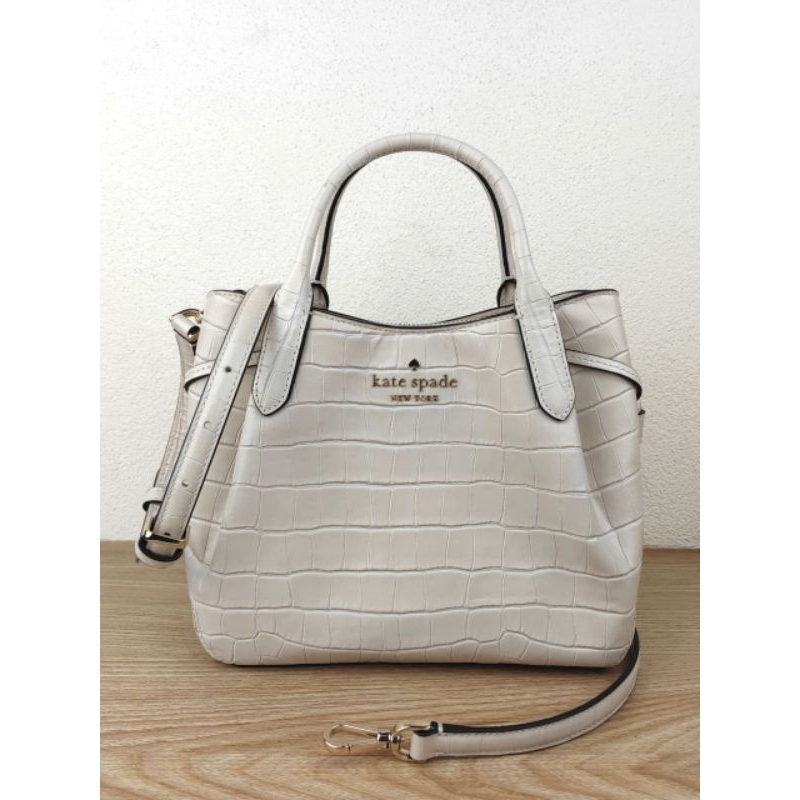 KS Dumpling Small Satchel Croco Embos