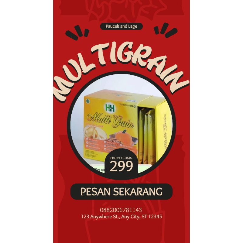 

HH MULTIGRAIN HWI superfood untuk PROGRAM DIET (ANAK ANAK & DEWASA) kolesterol dan gula darah original 100% makanan sehat