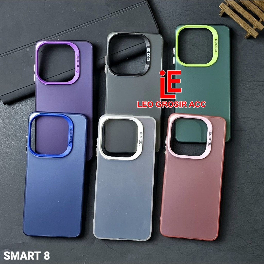 INFINIX SMART 8 INFINIX SMART 8 PRO CASE SOCOOL CASE IMD HYBRID PLATE HOLOGRAM INFINIX SMART 8 INFIN