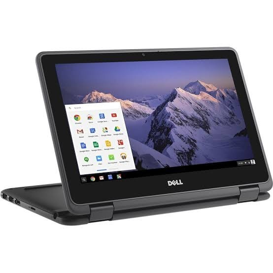 Chromebook Dell 3100 N4020 Ram 4 Emmc 32GB layar 11.6” os Chrome