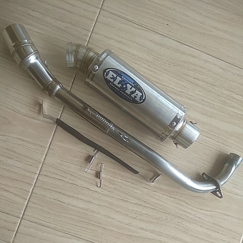 Knalpot racing ELYA ORIGINAL model cld c3 buat C70 Supra jupiter z z1 vega cription Supra fit dll