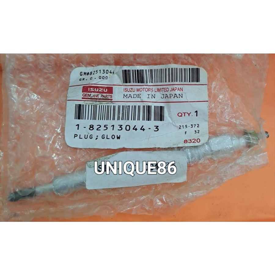 PLUG GLOW 1-82513044-3 GENUINE ISUZU 1825130443 ISUZU