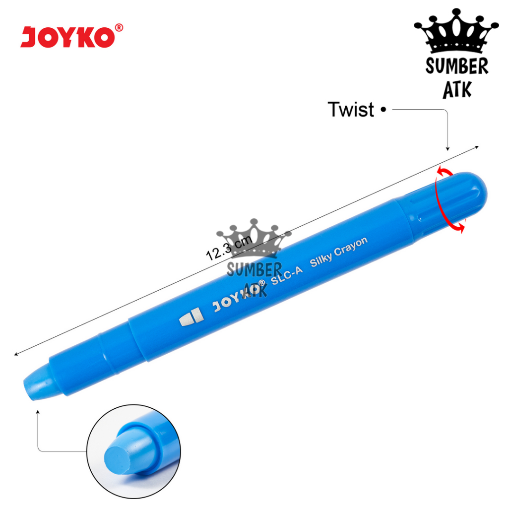 

Silky Crayon Krayon Halus Joyko SLC-A SLC-A-12 SLC-A-24 SLC-A-36 SLC-A-48 12 , 24 , 36 dan 48 Warna