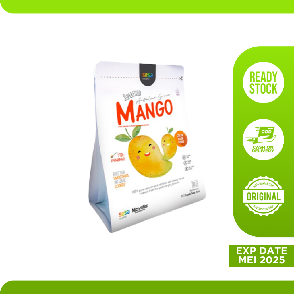 

Superfood Mavella Mango Powder 100g - Minuman Tinggi Serat Superfoods