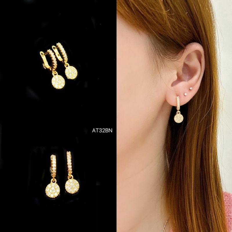 anting xuping lapis emas