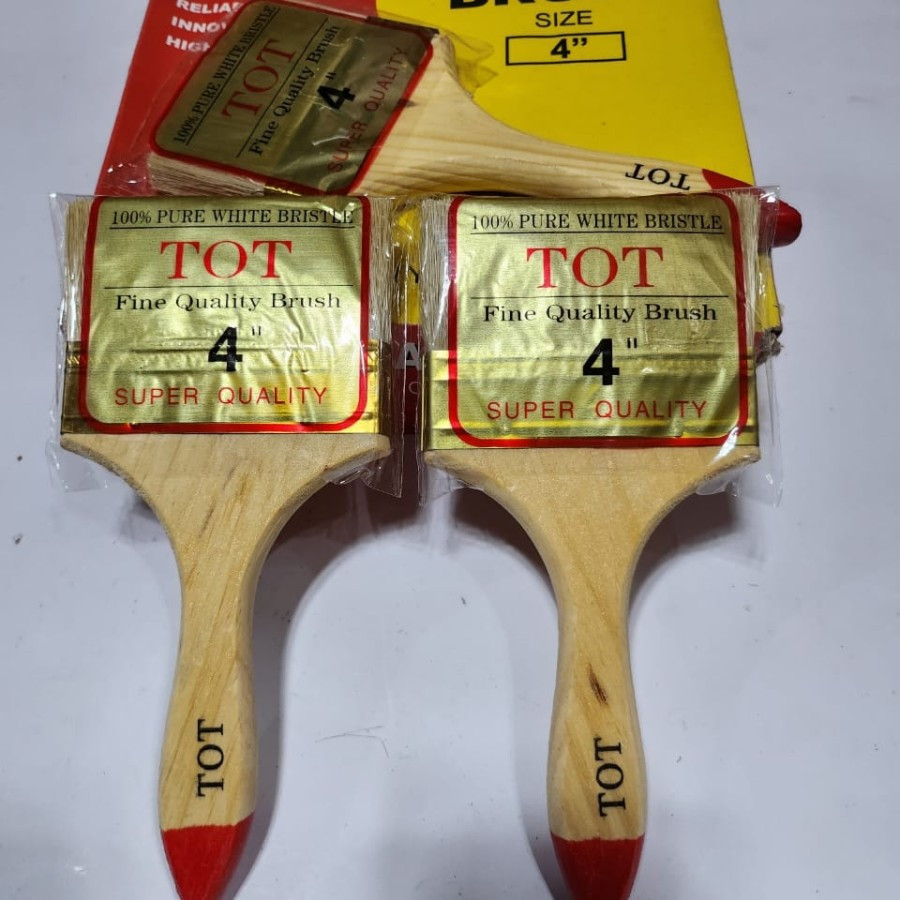 

TMM Kuas Kayu untuk Cat uk 4" Harga per 1 Lsn