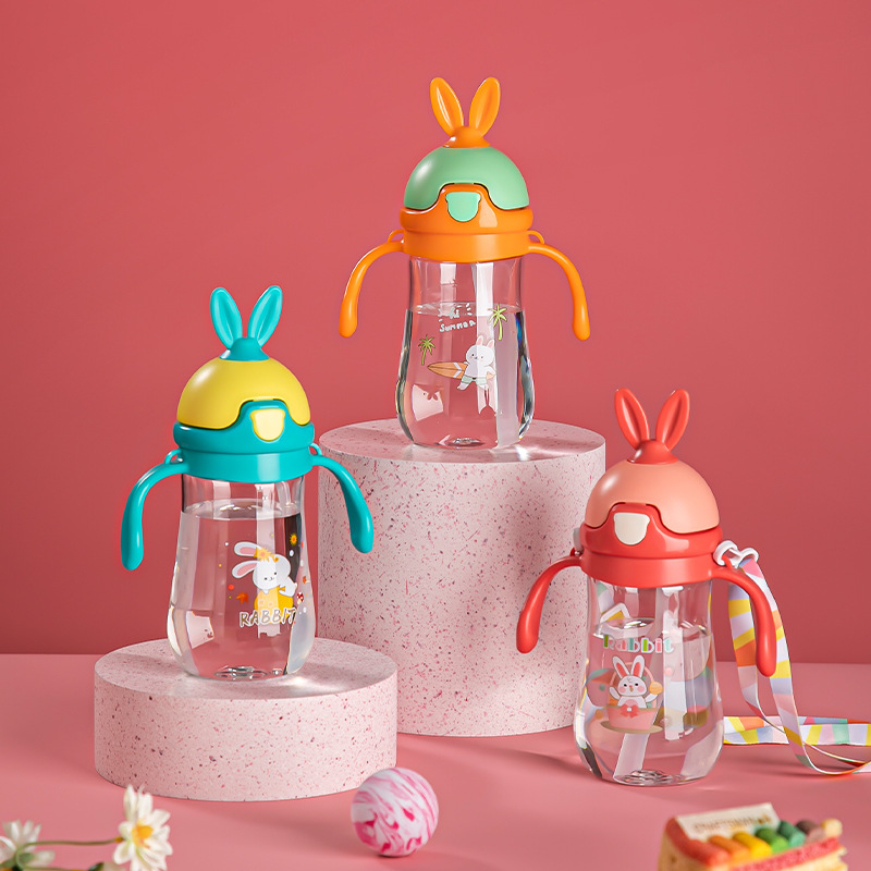 Grosir - Botol Minum Anak Karakter Kartun Kelinci TY0861 380ml Bpa Free