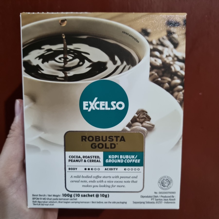 

kopi excelso robusta gold 100 gram