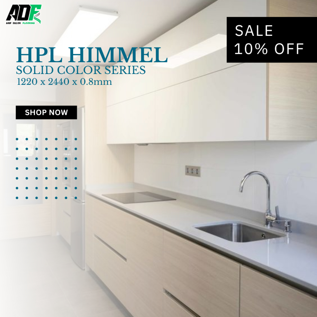 HPL HIMMEL SOLID COLOR Pelapis Kayu Triplek Furniture Meja Lemari