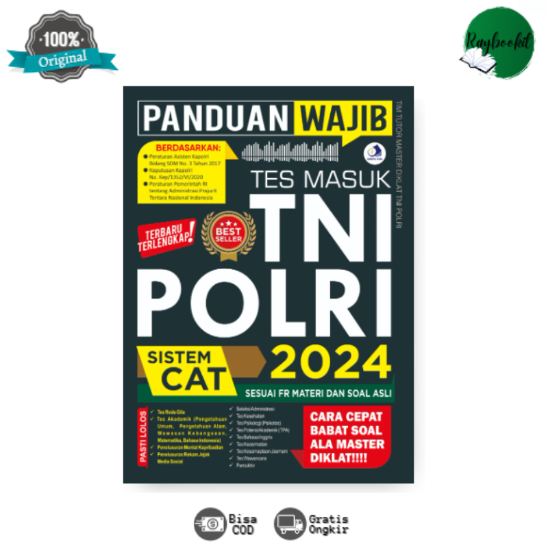 Buku Panduan Wajib Tes Masuk TNI-POLRI 2024 - Kompas