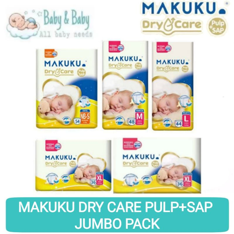 Makuku dry care jumbo pack