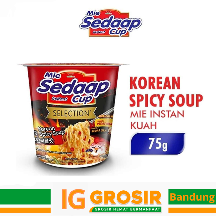 

Mie Sedaap Cup Korean Spicy Soup