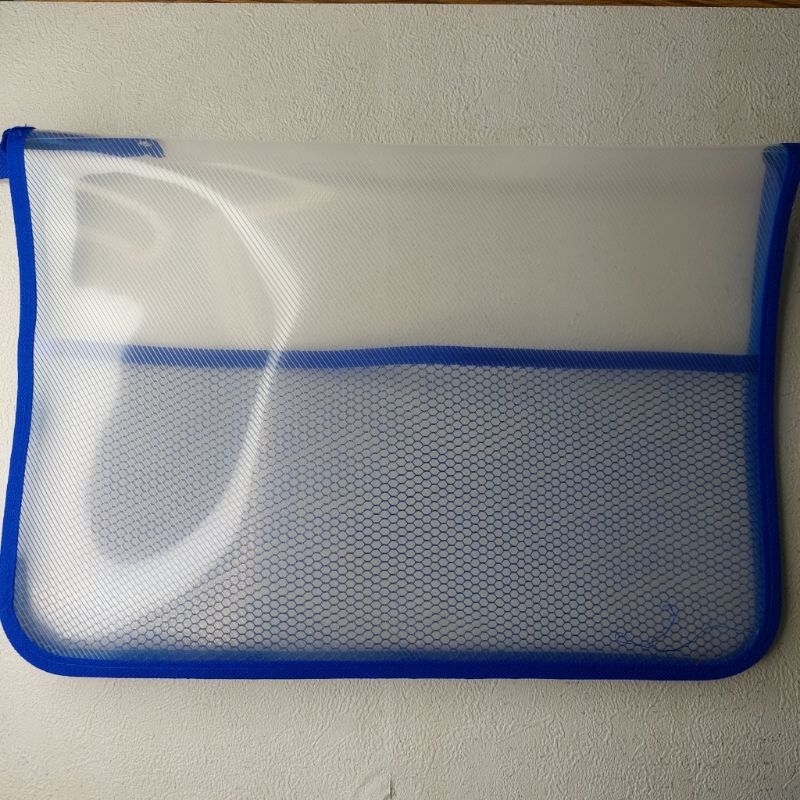 

Map plastik zipper resleting jaring besar/satuan