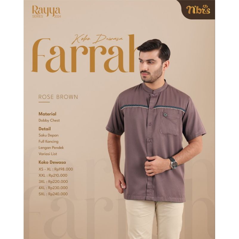 BAJU KOKO NIBRAS FARRAH Rose brown