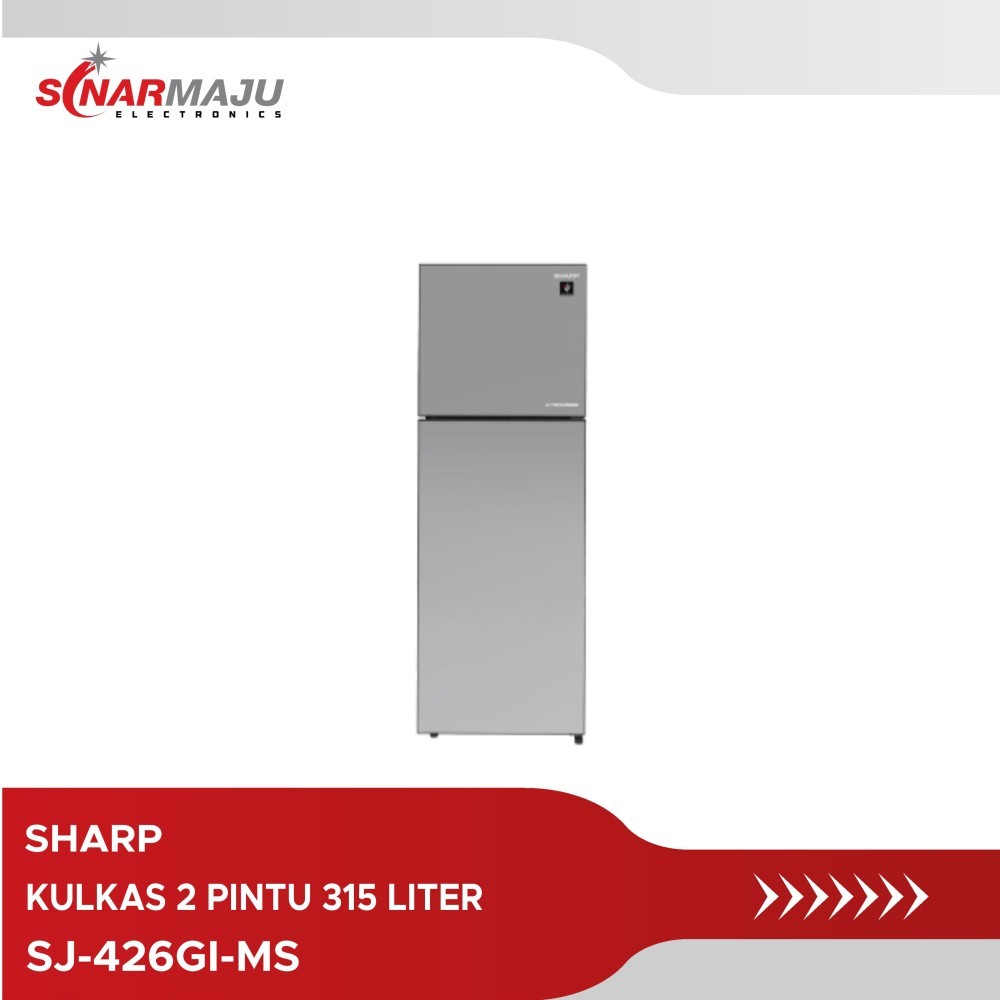 Kulkas 2 Pintu SHARP 315 liter SJ-426GI-MS / SJ 426GI MS