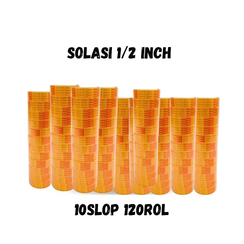 

solasi kecil bening 1/2 inch x 8 yard murah (4SLOP)/selotip bening kecil 8 yard GROSIR! (10SLOP)