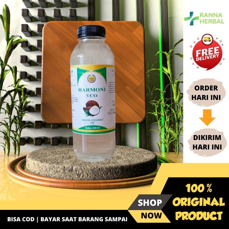 

Minyak kelapa murni 100% Harmoni/ VCO virgin coconut oil 500ml original