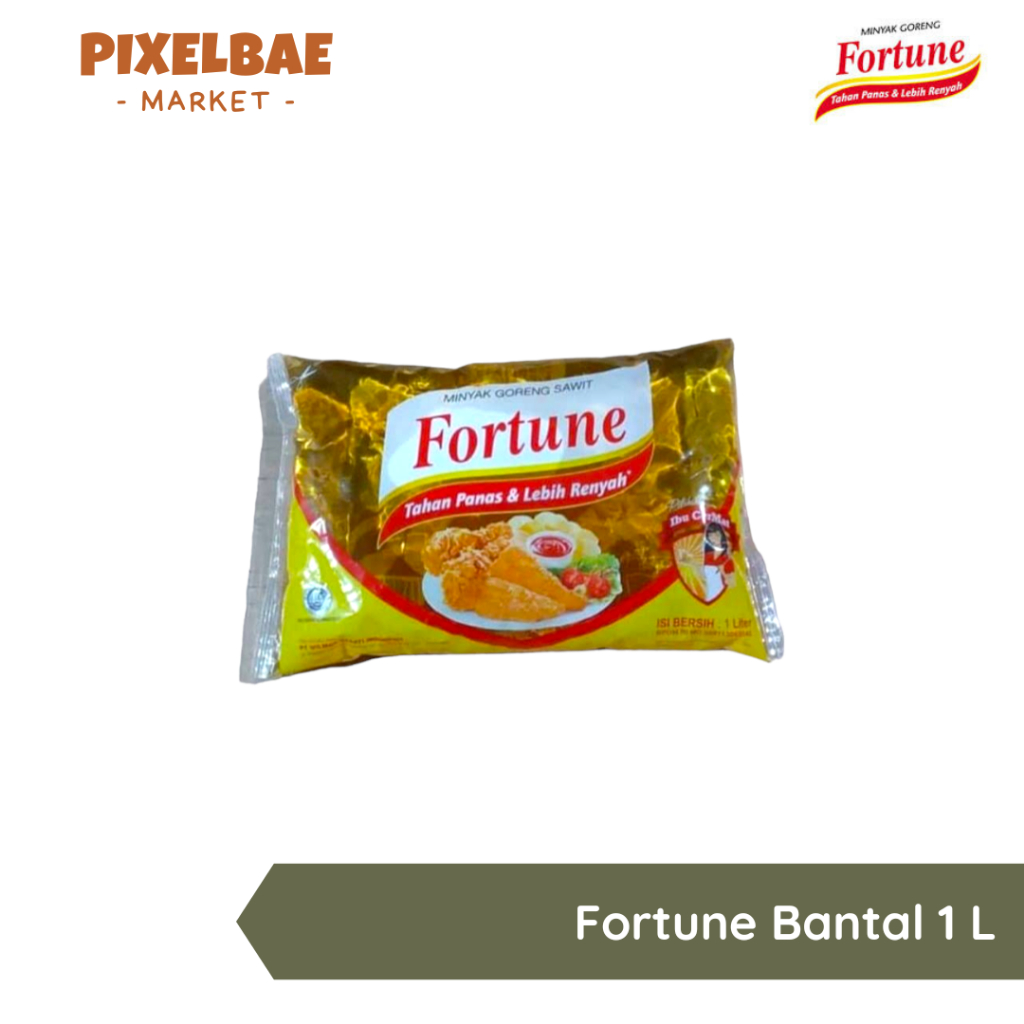 

FORTUNE MINYAK GORENG KEMASAN BANTAL 1 LITER