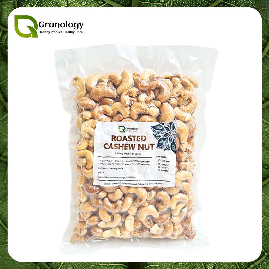 

1212 FLASH SALE Roasted Cashew Nut Kacang Mede Oven Pure Original Sehat 5 gram by Granology grosir